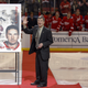 Lindsay was honored by the Red Wings before a 2008 game.